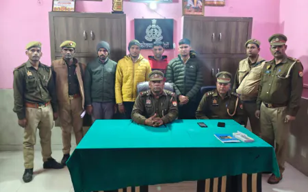 Kasganj news स्वतंत्रता सेनानियों के आश्रित 17में से 7 के फर्जी प्रमाण पत्र 4 को सोरों पुलिस ने किया गिरफ्तार