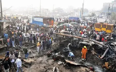 एक के बाद बम की तरह फ़टे 60 सिलेंडर, दहली गाजियाबाद