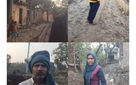 Kasganj news विकास खंड सिढपुरा की ग्राम पंचायत अनंगपुर में विकास कार्य को लेकर धाधली  भ्रष्टाचार में लिप्त प्रधान व सचिव