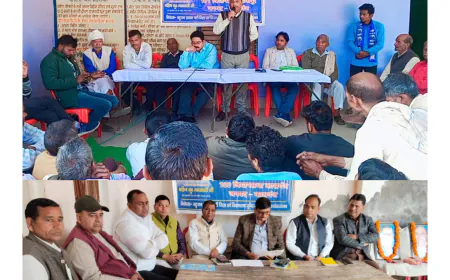 Kasganj news जनपद में बहुजन समाज पार्टी   की सेक्टर स्तरीय बैठक अलग अलग स्थानों पर हुई संपन्न