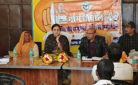 कायमगंज-विधायिका ने जनसमस्याओं को लेकर लगाई चौपाल