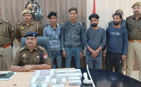 Kasganj news पटियाली पुलिस ने चोरी की घटनाओं का किया सफल अनावरण।