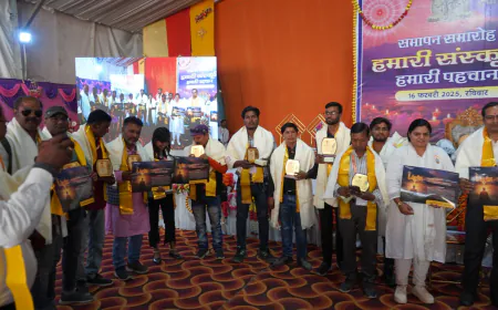 ब्रह्माकुमारीज़ ज्ञानकुंभ के समापन समारोह में "द लाइट" मूवी की हुई स्क्रीनिंग