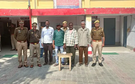 Kasganj news सिढ़पुरा पुलिस ने जुआ खेलते 04 अभियुक्तों को किया गिरफ्तार।