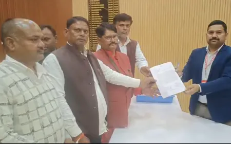 ग्राम प्रधान संघ ने मुख्यमंत्री के नाम अपर जिलाधिकारी को सौंपा ज्ञापन