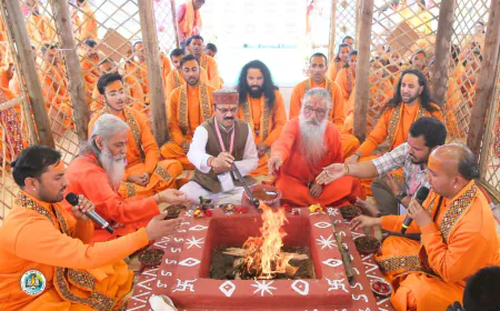 दिव्य ज्योति वेद मन्दिर ने प्रयागराज महाकुंभ 2025 में बनाया विश्व रिकॉर्ड