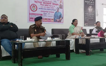 उ0 प्र0 राज्य महिला आयोग की  सदस्या रेनू गौड़ द्वारा महिलाओं की सुरक्षा, सम्मान एवं स्वालम्बन तथा महिला अपराध, महिला उत्पीड़न से संबंधित प्रकरणों की अधिकारियों के साथ की समीक्षा बैठक