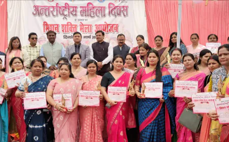 Firozabad News/अंतर्राष्ट्रीय महिला दिवस के अवसर पर मिशन शक्ति मेला का आयोजन किया गया।