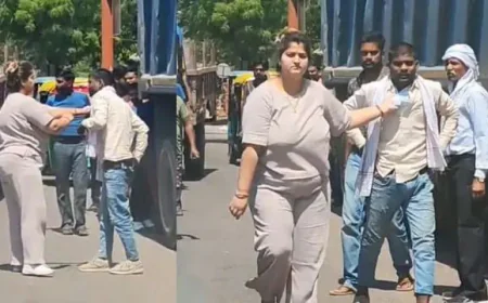 जिला उद्यान अधिकारी की थप्पड़ मार बीबी का हाईवोल्टेज ड्रामा