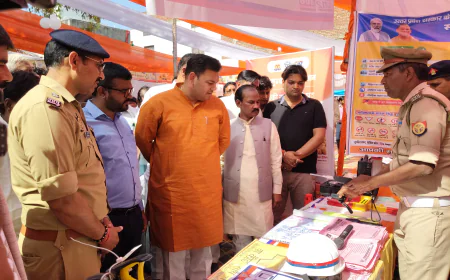 सरकार के 8 वर्ष पूर्ण होने पर 3 दिवसीय मेला का किया मंत्री ने अवलोकन