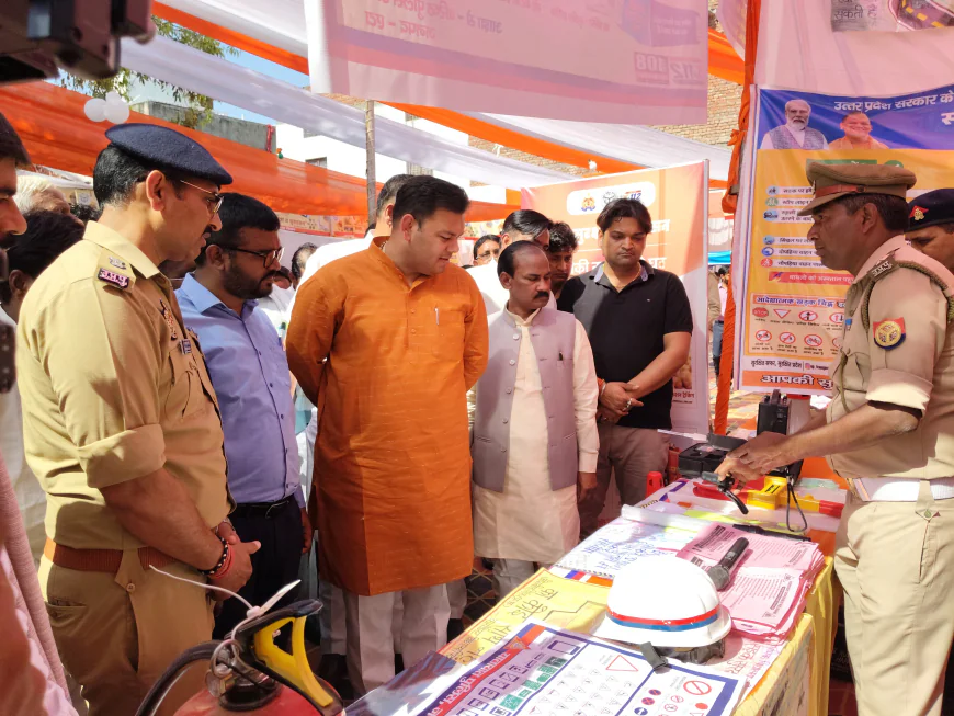 सरकार के 8 वर्ष पूर्ण होने पर 3 दिवसीय मेला का किया मंत्री ने अवलोकन