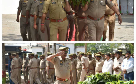 Etah News : अलीगंज में तैनात SHO धर्मवीर सिंह की मृत्यु होने से विभाग में शोक एसएसपी ने दिया कंधा