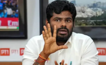 तमिलनाडु बीजेपी अध्यक्ष पद की रेस से बाहर हुए अन्नामलाई