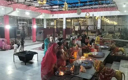 राम नवमी पर हवन-पूजन व कन्याभोज के साथ भंडारे का आयोजन