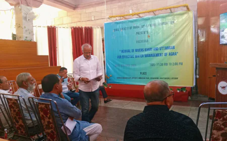 राजस्थान  द्वारा रोका हुआ है,  आगरा का पानी : सुखी हुई हैं आगरा की दो नदियाँ.