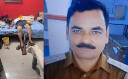 क्राइम ब्रांच में तैनात सस्पेंड इंस्पेक्टर तरुण कुमार पांडेय ने गोली मारकर की आत्महत्या