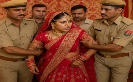 दुल्हन को मंडप से उठा ले गए अधिकारी, गिड़गिड़ाते रह गए लोग