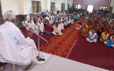 मानव एकता दिवस - निष्काम सेवा का अनुपम संकल्प