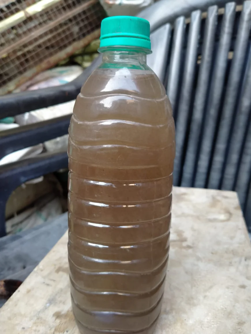 कायमगंज के मोहल्ला जवाहरगंज में हो रही दूषित पानी की सप्लाई