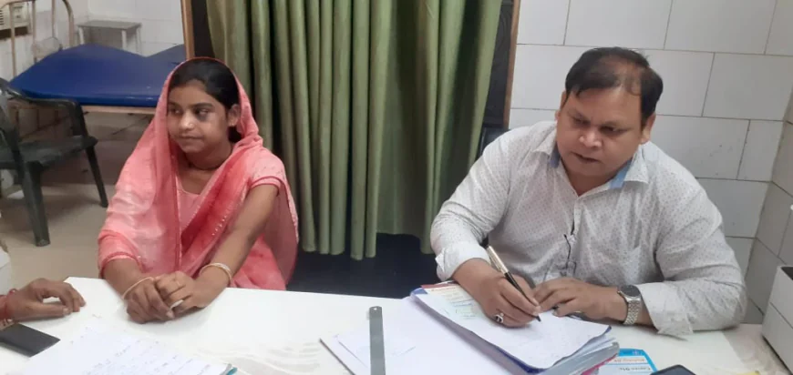 पति ने पत्नी के मुँह मे कपड़ा ठूस, चारपाई से बांध कर मारा पीटा, पुलिस ने कराया मेडिकल