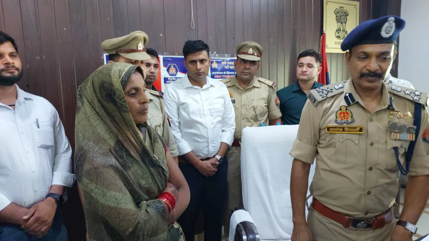 पुलिस ने लूट का किया खुलासा जेबर सहित गिरफ्तार