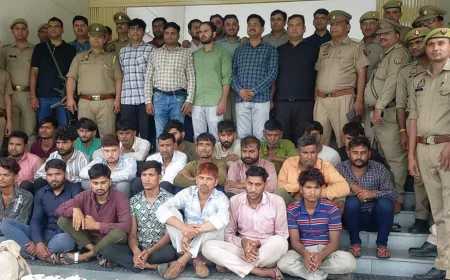 Kasganj news अन्तर्जनपदीय 03 मवेशी चोर गैंग के 23 अभि0गण को अलग-अलग स्थानों से किया गिरफ्तार ।