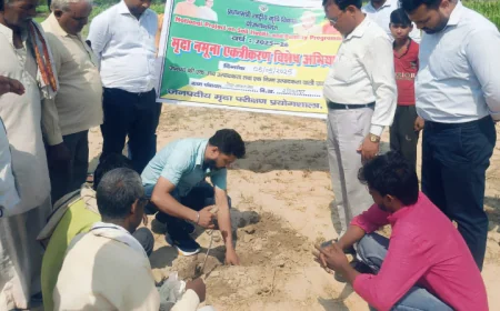 मृदा परीक्षण अभियान के तहत 2784 नमूने एकत्र, किसानों को मृदा स्वास्थ्य कार्ड मिलेंगे