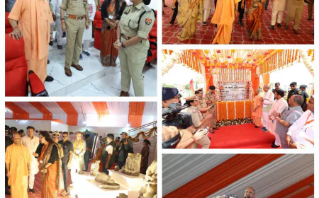 मुख्यमंत्री योगी आदित्यनाथ ने कासगंज में ₹724 करोड़ की 60 विकास परियोजनाओं का लोकार्पण व शिलान्यास किया