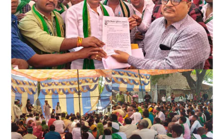 भाकियू स्वराज की मासिक बैठक राष्ट्रीय कार्यालय गढ़ी हरनाढेर में हुई सम्पन्न