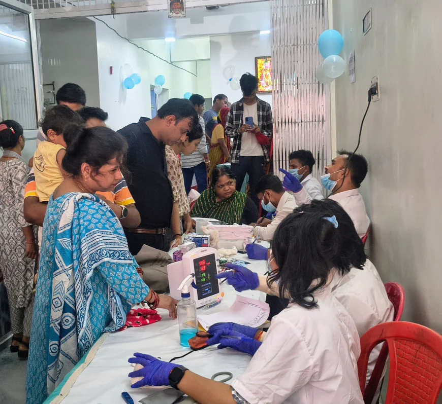 लायंस क्लब एटा के तत्वावधान में श्री राधाबल्लभ हॉस्पिटल पर निःशुल्क स्वास्थ्य शिविर का आयोजन