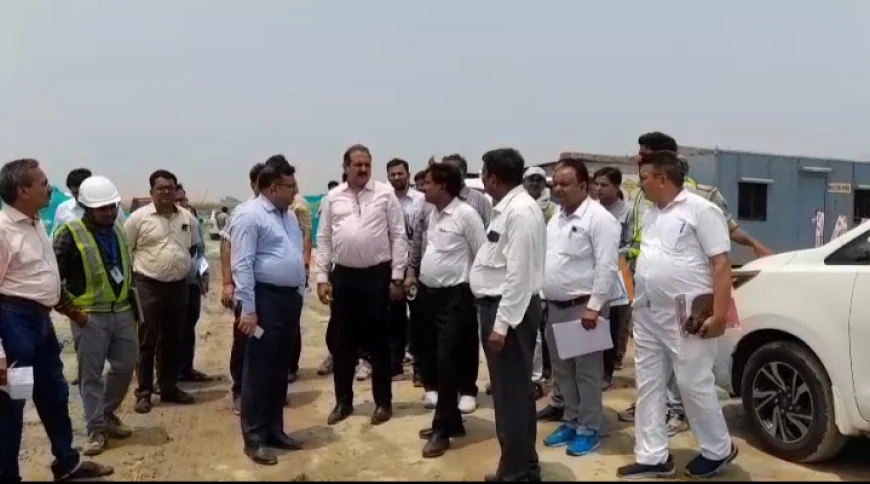 विशेष सचिव डॉ. राजेश कुमार का दौरा, गौशाला और मडैयन घाट पुल का किया निरीक्षण