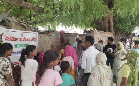 विश्व तंबाकू निषेध दिवस के अवसर पर पराविधिक स्वयंसेवकों ने लगाया विधिक साक्षरता एवं जागरूकता शिविर