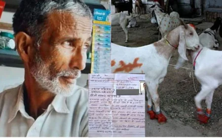 बकरीद के मौके पर ईश मोहम्मद ने खुद का गला काटकर दी कुर्बानी