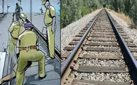 Kasganj news ट्रेन की चपेट में आकर युवक की मौत, शव को भेजा पोस्टमार्टम हाउस।