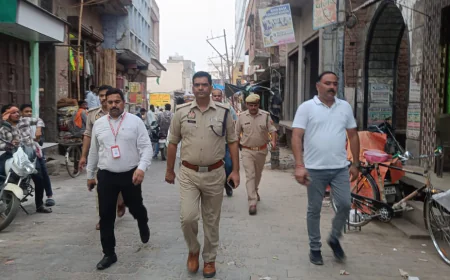 शनि जात के दृष्टिगत जलेसर में सुरक्षा व्यवस्था को लेकर प्रशासनिक सतर्कता