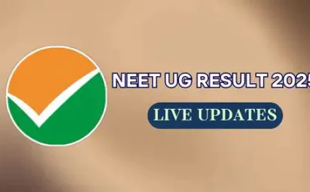 NEET UG Result 2025 अभी लाइव: कट-ऑफ और मेरिट लिस्ट @neet.nta.nic.in