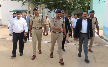 जिला जज एवं जिला मजिस्ट्रेट ने किया जिला कारागार का निरीक्षण