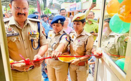 कोतवाली तिलहर में बनाए गए शिशु ग्रह का शुभारंभ