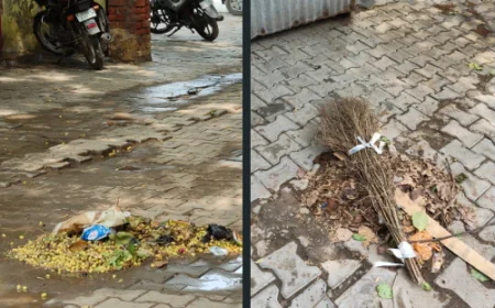 तहसील परिसर में कूड़े का अंबार, नगर पालिका बेखबर