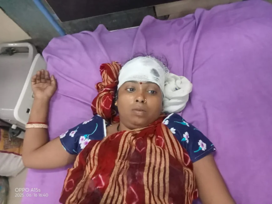 रुपयों के लेनदेन के विवाद में दो पक्षों में हुई मारपीट महिला गंभीर घायल अस्पताल में भर्ती