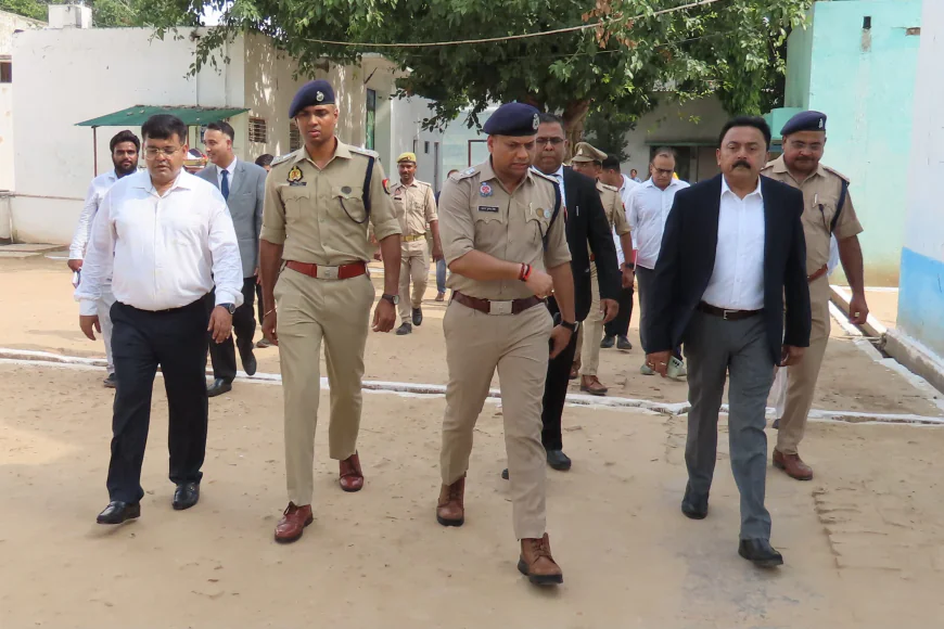 जिला जज एवं जिला मजिस्ट्रेट ने किया जिला कारागार का निरीक्षण