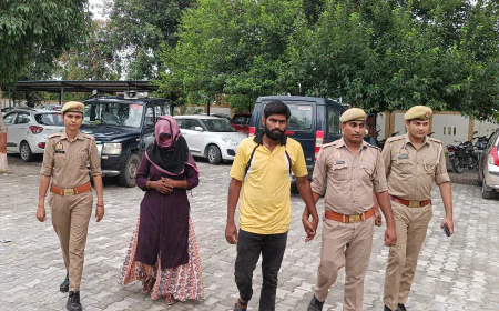 Kasganj news प्रेम प्रसंग के चलते पत्नी ने प्रेमी से मिलकर की पति की हत्या