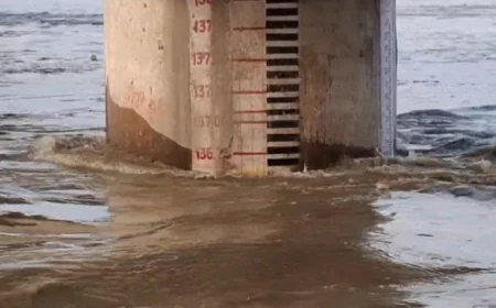 फर्रुखाबाद में गंगा का जलस्तर चेतावनी बिंदु पर, प्रशासन अलर्ट पर