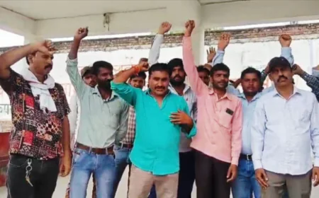 विद्युत मीटर रीडर संघ ने वेतन न मिलने तथा उत्पीड़न के विरोध में उठाई आवाज