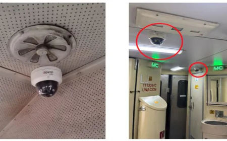 रेलवे यात्रियों की सुरक्षा बढ़ाने के लिए डिब्बों में सीसीटीवी कैमरे लगाएगा