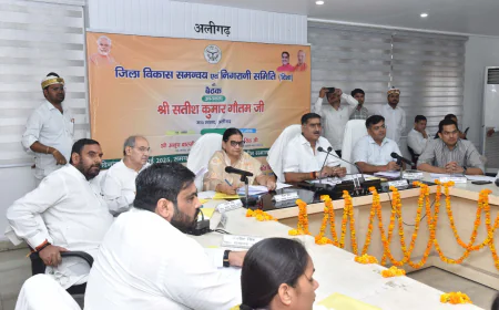 सांसद की अध्यक्षता में जिला विकास समन्वय एवं निगरानी समिति (दिशा) की बैठक संपन्न