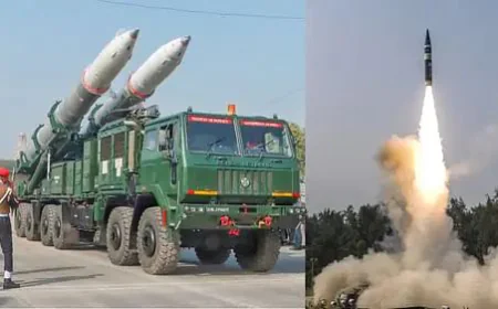 भारत का दोहरा शक्ति प्रदर्शन, पृथ्वी-2 और अग्नि-1 बैलिस्टिक मिसाइलों का  सफल परीक्षण