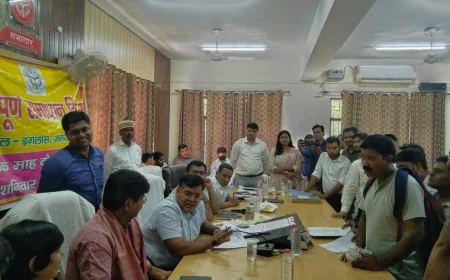 इगलास में सम्पूर्ण समाधान दिवस आयोजित, 65 शिकायतों  में, 8 का निस्तारण