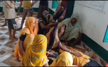 विद्यालय में शिक्षामित्र की मौत से हड़कंप, पोस्टमार्टम के लिए भेजा शव