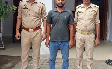 आठ लाख रुपये की धोखाधड़ी और धमकी मामले में एक आरोपी  गिरफ्तार